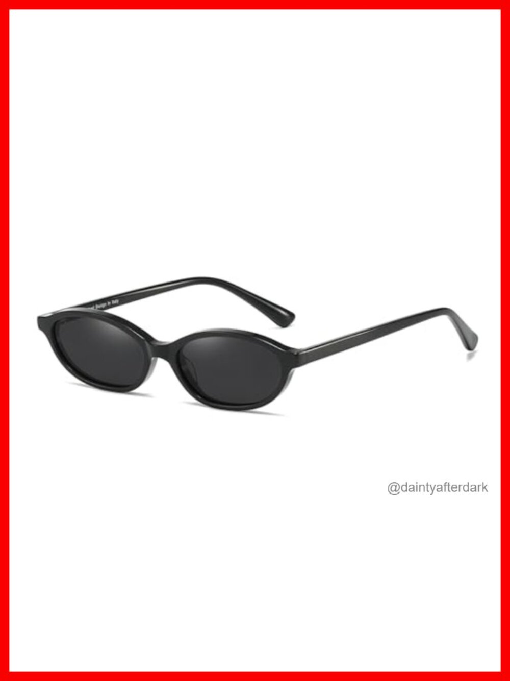 HASFOX Acetate Polarized Oval Cat Eye Sunglasses UV400 Retro